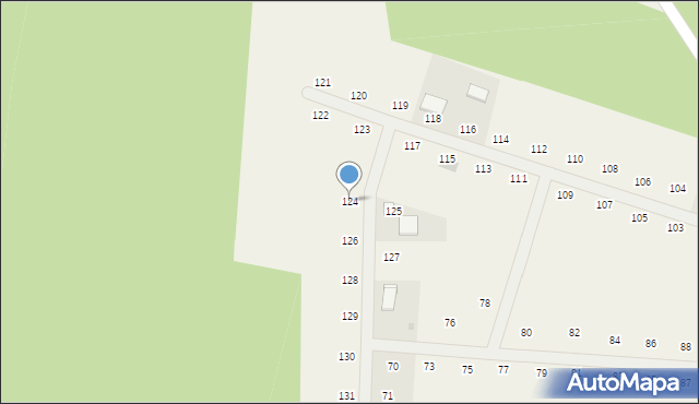 Malanów, Malanów, 124, mapa Malanów