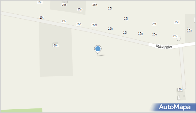 Malanów, Malanów, 26f, mapa Malanów