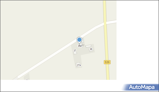 Malanówko, Malanówko, 36a, mapa Malanówko