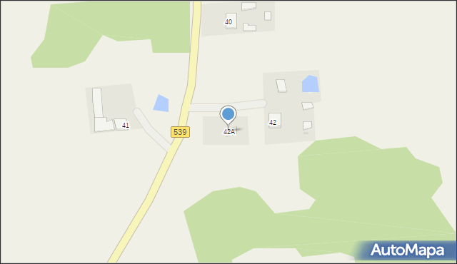 Malanówko, Malanówko, 42A, mapa Malanówko