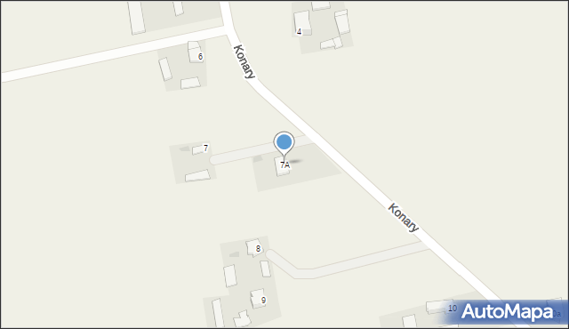 Malanowo, Malanowo, 7A, mapa Malanowo