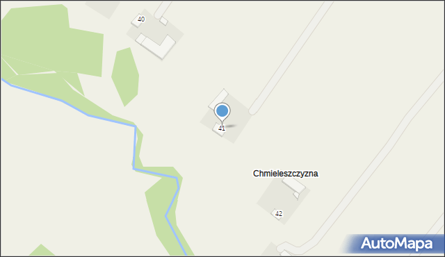 Malanowo Stare, Malanowo Stare, 41, mapa Malanowo Stare