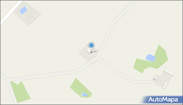 Malanowo Stare, Malanowo Stare, 69, mapa Malanowo Stare