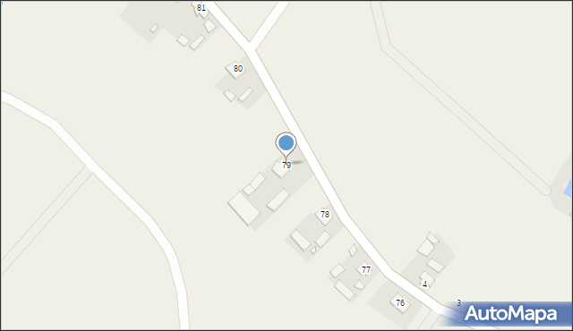 Malanowo Stare, Malanowo Stare, 79, mapa Malanowo Stare