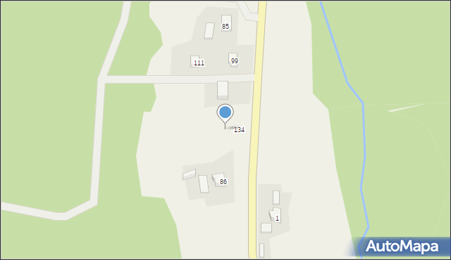 Małastów, Małastów, 141, mapa Małastów