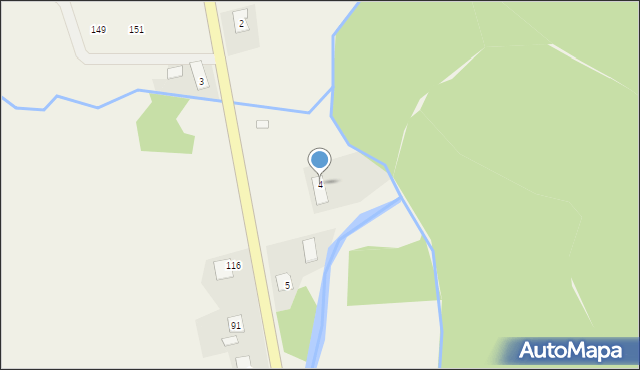 Małastów, Małastów, 4, mapa Małastów