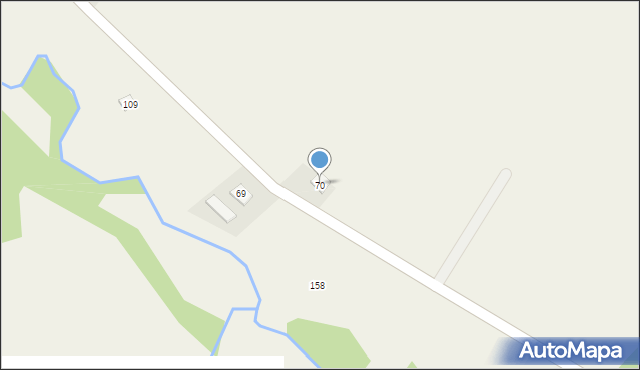 Małastów, Małastów, 70, mapa Małastów