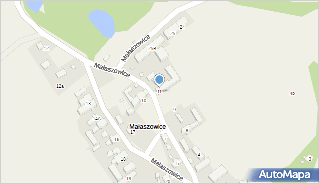 Małaszowice, Małaszowice, 11, mapa Małaszowice