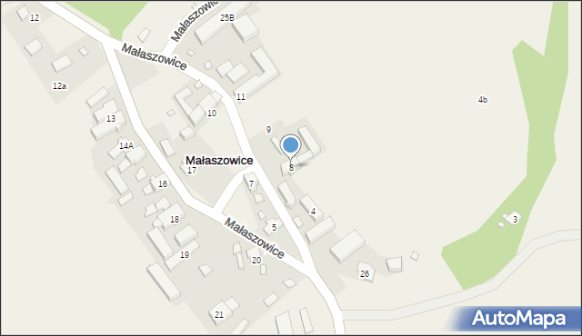 Małaszowice, Małaszowice, 8, mapa Małaszowice