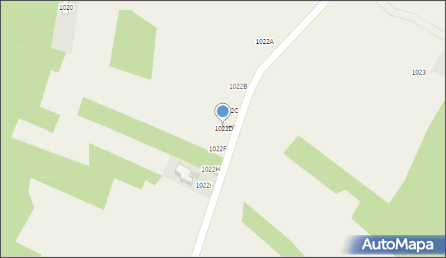 Malawa, Malawa, 1022D, mapa Malawa