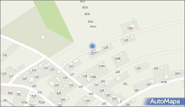 Malawa, Malawa, 224, mapa Malawa