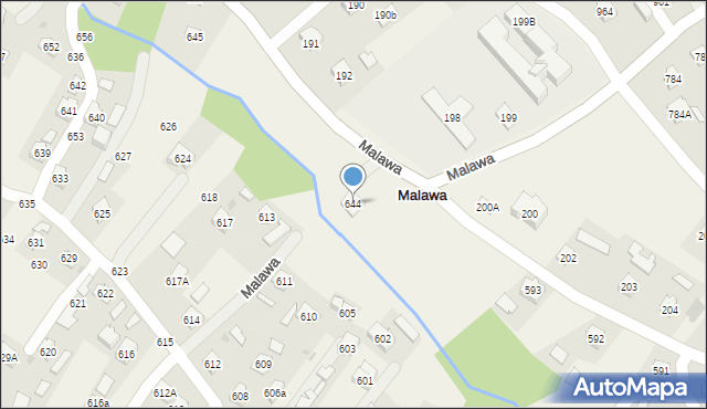 Malawa, Malawa, 644, mapa Malawa