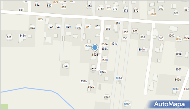 Malawa, Malawa, 852B, mapa Malawa