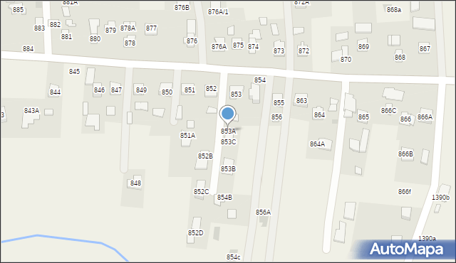 Malawa, Malawa, 853A, mapa Malawa