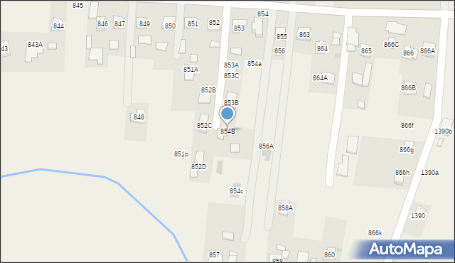 Malawa, Malawa, 854B, mapa Malawa