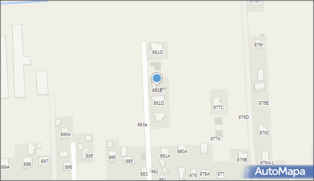 Malawa, Malawa, 881E, mapa Malawa