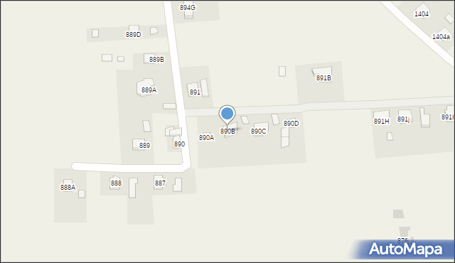 Malawa, Malawa, 890B, mapa Malawa