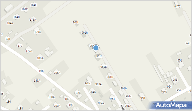 Malawa, Malawa, 961f/2, mapa Malawa