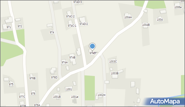 Malawa, Malawa, 974D, mapa Malawa