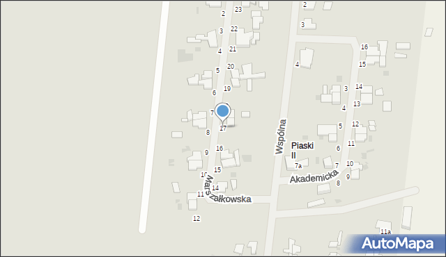 Malbork, Marszałkowska, 17, mapa Malborka