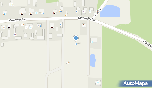 Malcanów, Mazowiecka, 5, mapa Malcanów