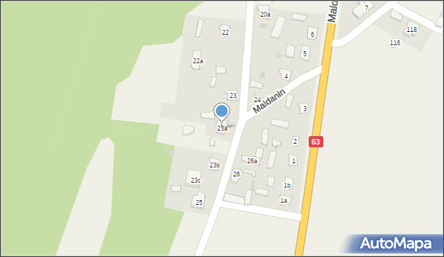 Maldanin, Maldanin, 23a, mapa Maldanin