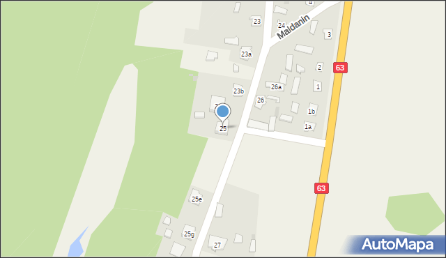 Maldanin, Maldanin, 25, mapa Maldanin