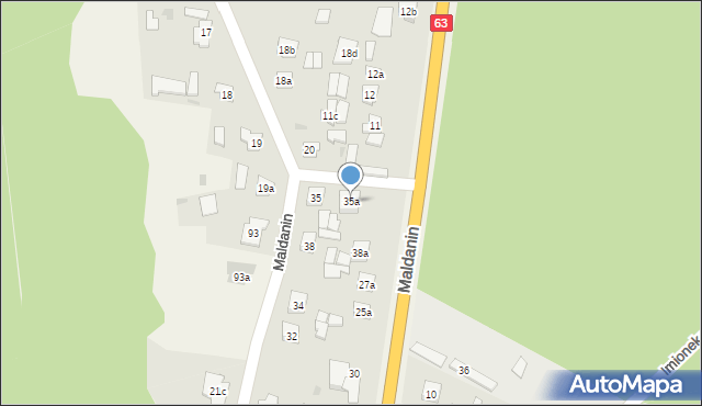 Maldanin, Maldanin, 35a, mapa Maldanin