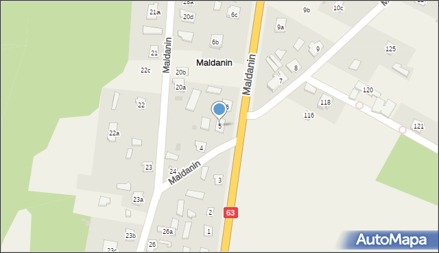 Maldanin, Maldanin, 5, mapa Maldanin