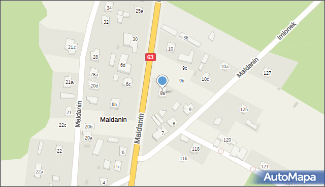 Maldanin, Maldanin, 9a, mapa Maldanin