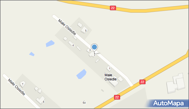 Małe Osiedle, Małe Osiedle, 2, mapa Małe Osiedle