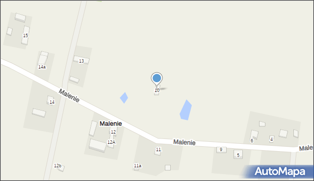 Malenie, Malenie, 10, mapa Malenie