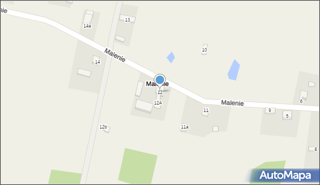 Malenie, Malenie, 12, mapa Malenie