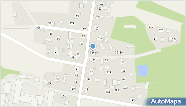 Maleniec, Maleniec, 33, mapa Maleniec