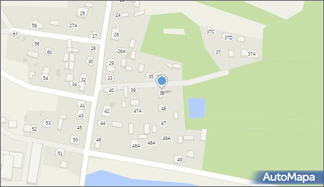 Maleniec, Maleniec, 38, mapa Maleniec