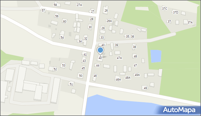 Maleniec, Maleniec, 42, mapa Maleniec