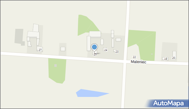 Maleniec, Maleniec, 26, mapa Maleniec