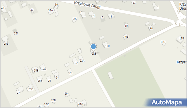 Maleniska, Maleniska, 22B, mapa Maleniska