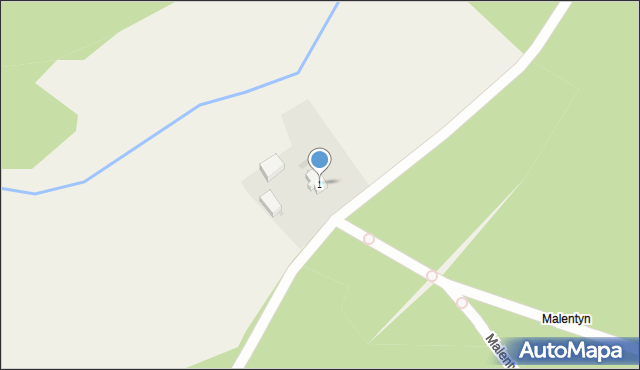 Malentyn, Malentyn, 1, mapa Malentyn