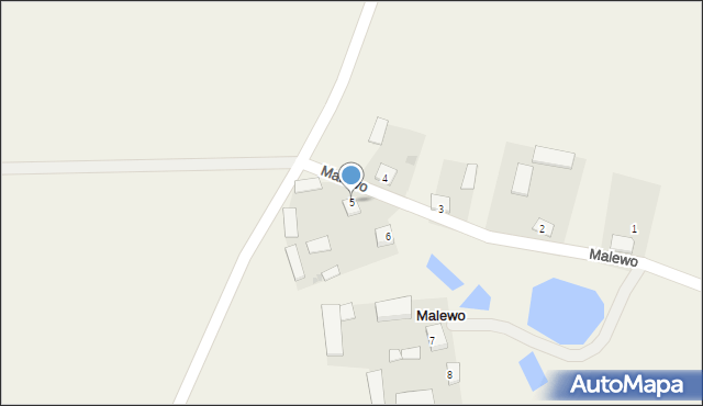 Malewo, Malewo, 5, mapa Malewo