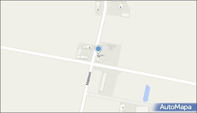Malewo, Malewo, 5A, mapa Malewo