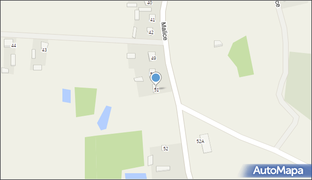 Malice, Malice, 51, mapa Malice