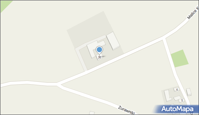 Malice Kościelne, Malice Kościelne, 36, mapa Malice Kościelne