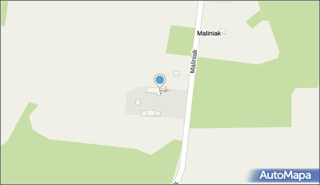 Maliniak, Maliniak, 2, mapa Maliniak