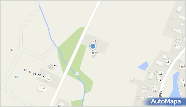 Maliniak, Maliniak, 46, mapa Maliniak