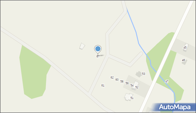 Maliniak, Maliniak, 67, mapa Maliniak