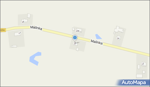 Malinka, Malinka, 15, mapa Malinka