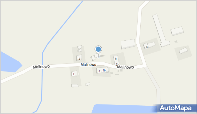 Malinowo, Malinowo, 3, mapa Malinowo
