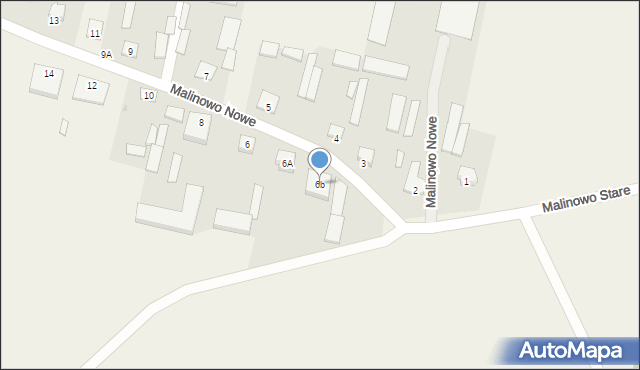 Malinowo Nowe, Malinowo Nowe, 6b, mapa Malinowo Nowe
