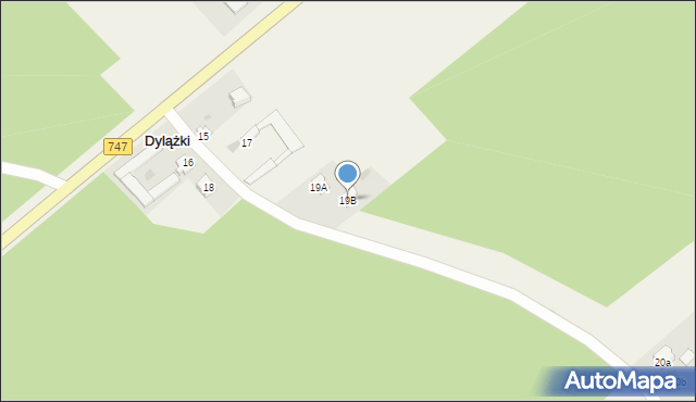 Malinowszczyzna, Malinowszczyzna, 19B, mapa Malinowszczyzna